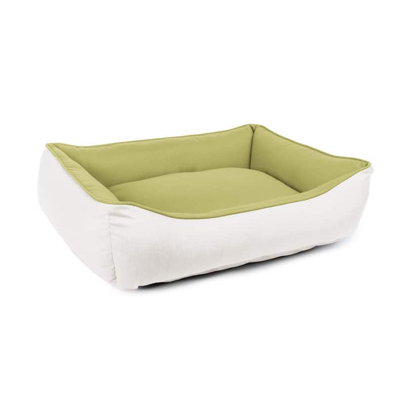 Sunbrella Indoor/Outdoor Reversible Double Sided, Cuddler Dog Bed with Bumper