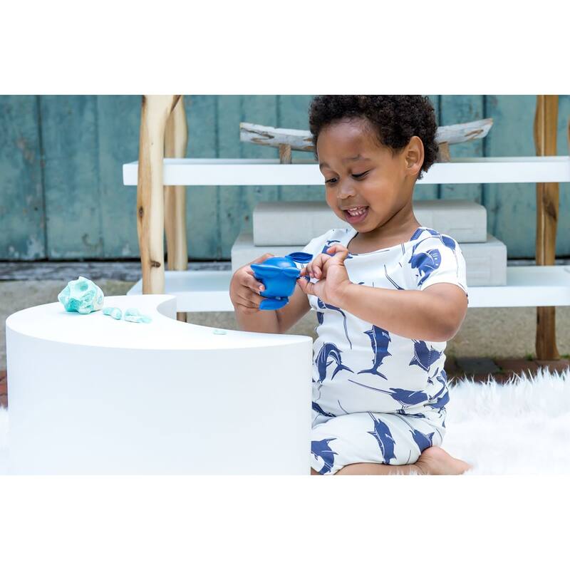 Milk Street Crescent Moon Table/Ottoman - White