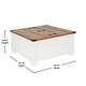 preview thumbnail 4 of 29, Modern Farmhouse Coffee Table with Hidden Interior Storage
