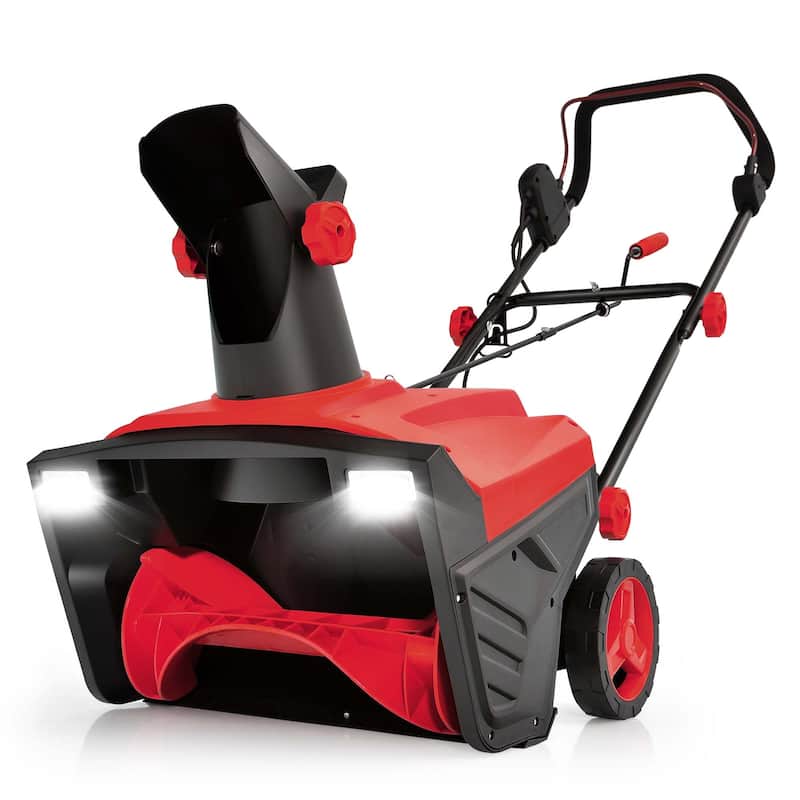 Costway 20'' Electric Snow Thrower 120V 15Amp Snow Blower with - See Details - See Details