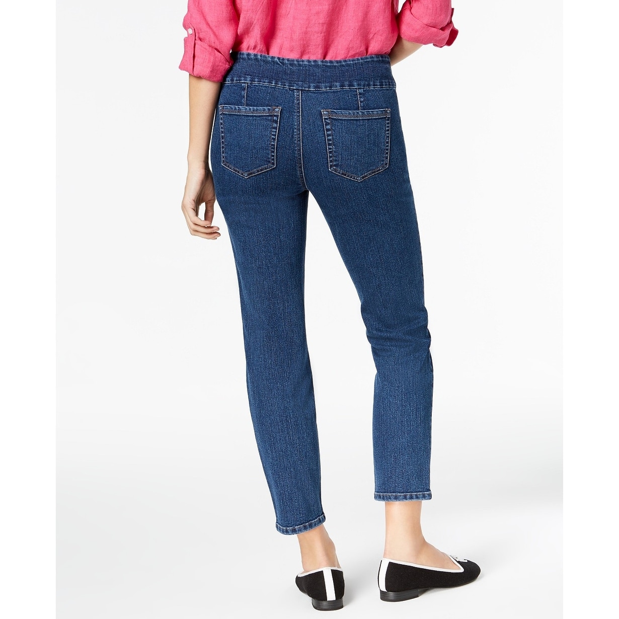 pull on ankle jeans