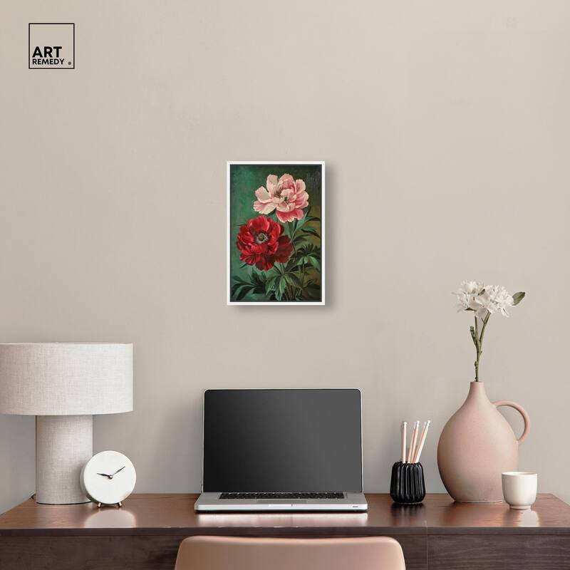 Symphony of Peonies Canvas by Art Remedy