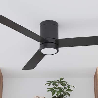 Prominence Home Espy Matte Black 52-inch Low Profile Ceiling Fan w/ Remote