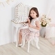 preview thumbnail 1 of 7, Teamson Kids - Fashion Polka Dot Prints Gisele Play Vanity Set