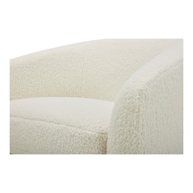 Aurelle Home Modern Upholsted Swivel Barrel Chair