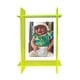 preview thumbnail 1 of 0, Neon Green Lucite Picture Frame Size 5x7 - 8.9x11.2x2.3 Inches Neon Green