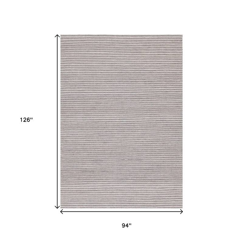 HomeRoots Striped Modern Rectangle Area Rug