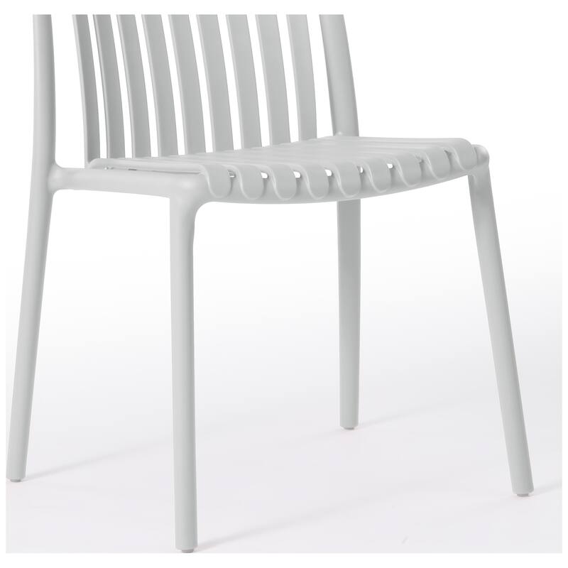 Frond and Form Outdoor Stacking Dining Side Chair (Set of 2)