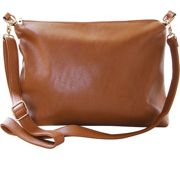 Two Tone Handbag for Women Vegan Leather Purse Stylish Satchel Shoulder Bag with Wristlet