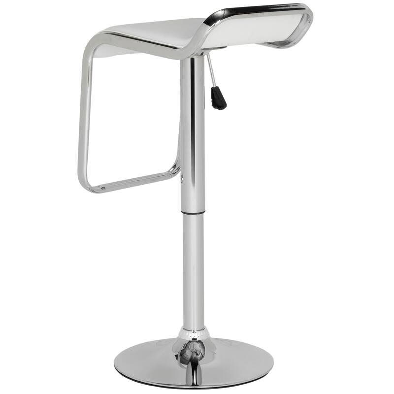 SAFAVIEH Katrina White Adjustable 24-32-inch Swivel Bar Stool - 16.1" x 18.5" x 25.6" - 16Wx19Dx34H