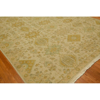 Transitional Flatweave Wool Area Rug