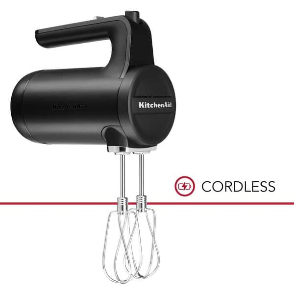 KitchenAid Cordless 7 Speed Hand Mixer Black - Bed Bath & Beyond - 33548699