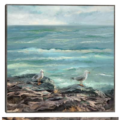 Coastal Duet By Studio Arts Canvas Art Print