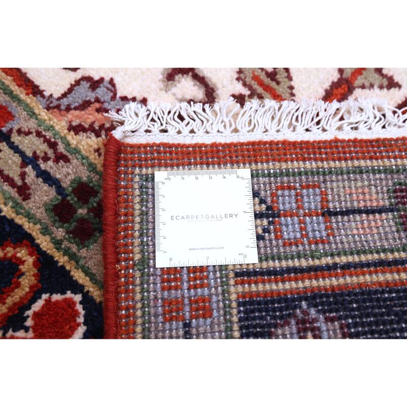 ECARPETGALLERY Hand-knotted Serapi Heritage Dark Copper Wool Rug - 8'10 x 11'7