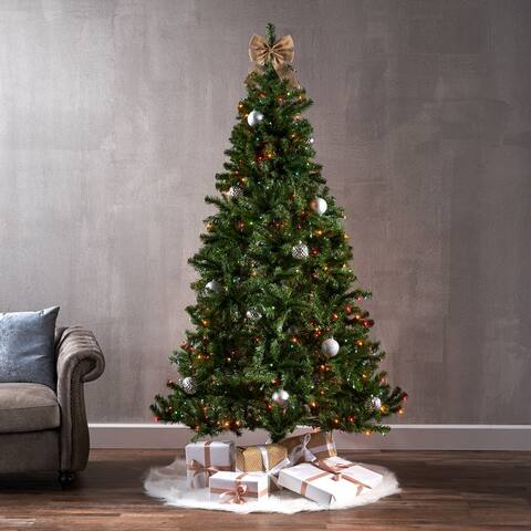 Faux Noble Fir 7-foot Christmas Tree by Christopher Knight Home - 48.00" L x 48.00" W x 84.00" H