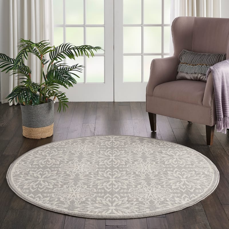 Nourison Jubilant Floral Medallion Area Rug