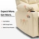 preview thumbnail 16 of 23, MCombo Manual Glider Rocker Recliner Chair with USB Ports, Faux Leather 8002