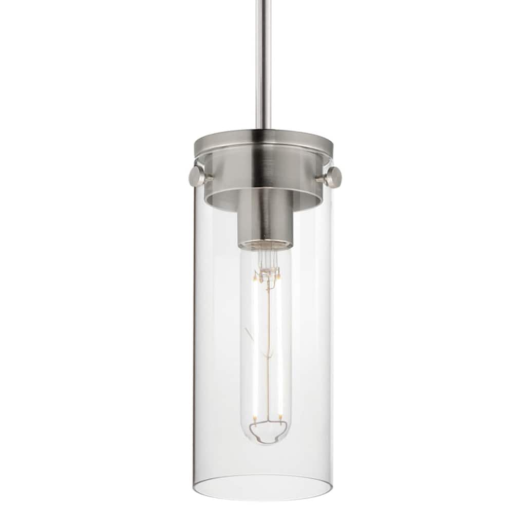 Maxim 12406CL Pinn 5" Wide Mini Pendant with Clear Glass Shade