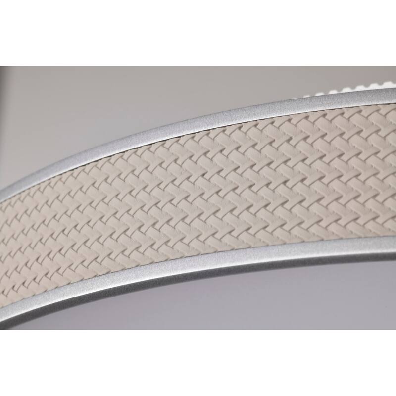 Bandon - 20 Inch LED Flush Mount - Gray with Off White Wrap - Acrylic Lens