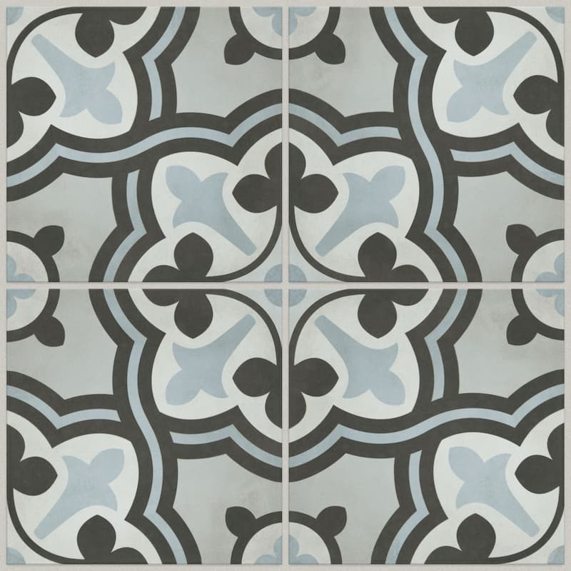 Shaw Revival Aurora - 8" Square Floor and Wall Tile - Matte Visual - - Agate