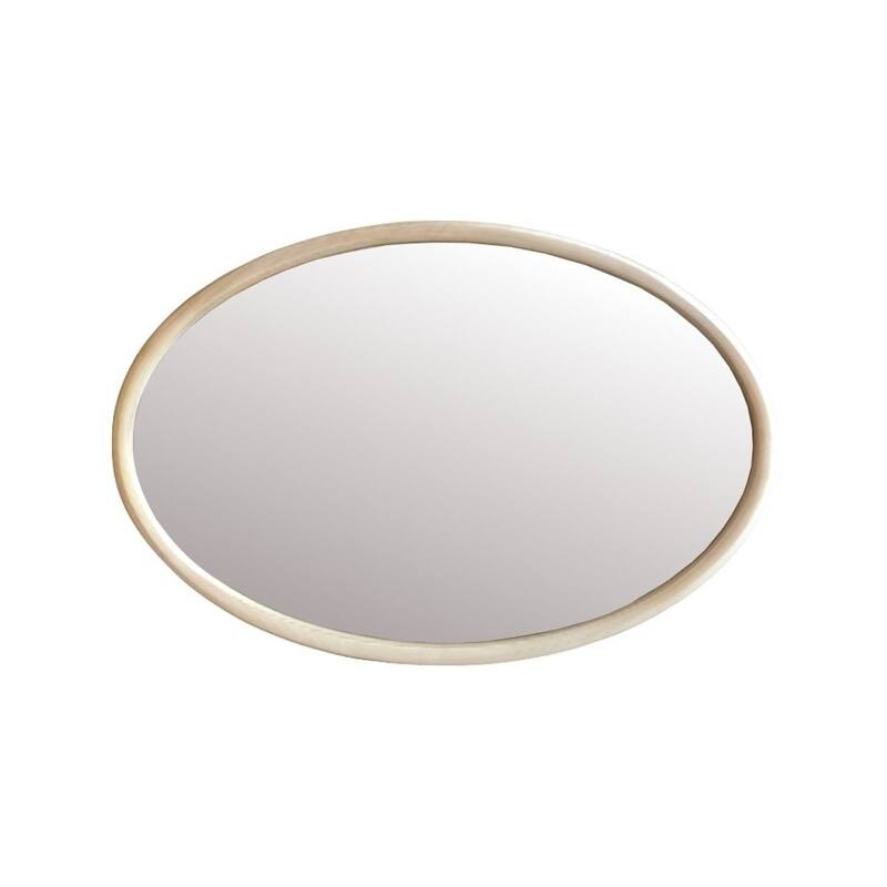 Osman Glossy Intense Rust Wall Mirror