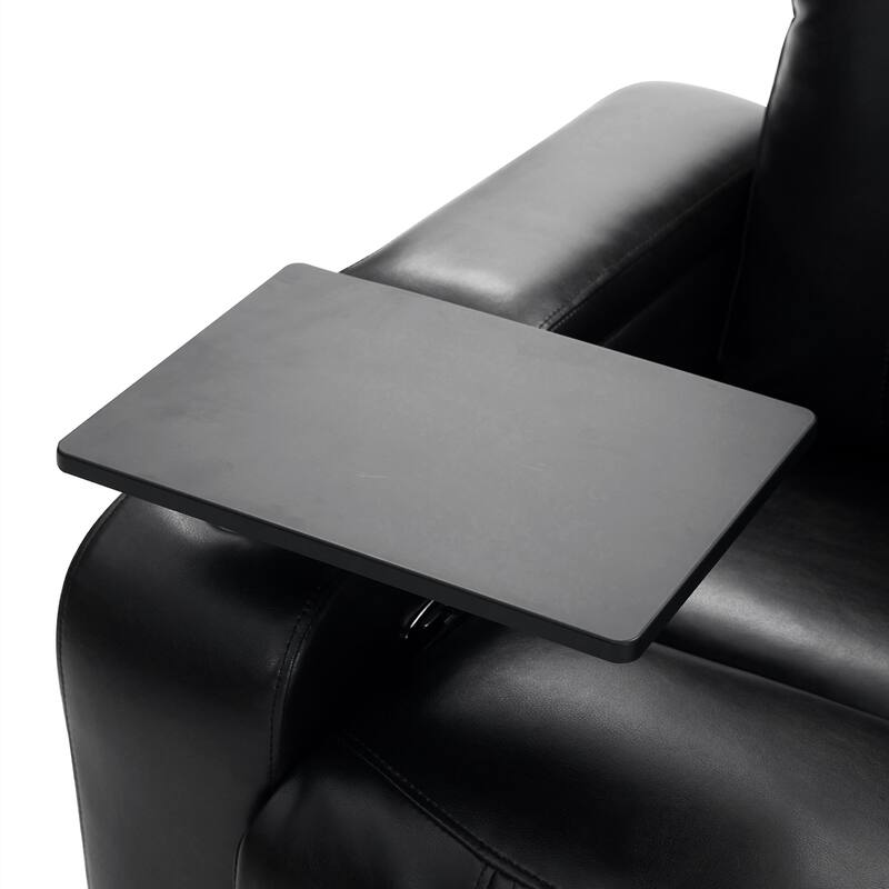 Nestfair Power Motion Recliner with 2 Cup Holders and 360° Swivel Tray Table