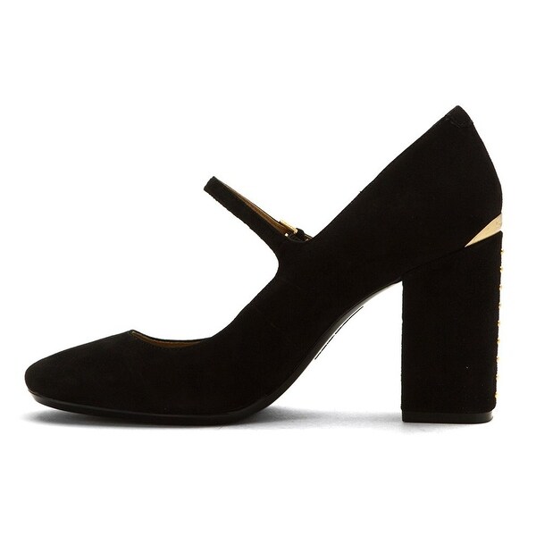 Calvin Klein Womens Cassian Closed Toe Ankle Strap Mary Jane Pumps