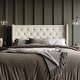 preview thumbnail 5 of 7, Sonoma Tufted Upholstered Headboard Cream - Full