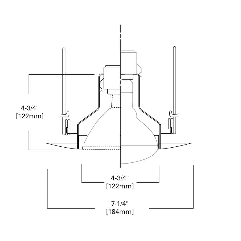 Halo 301 6" Open Trim Ring Only