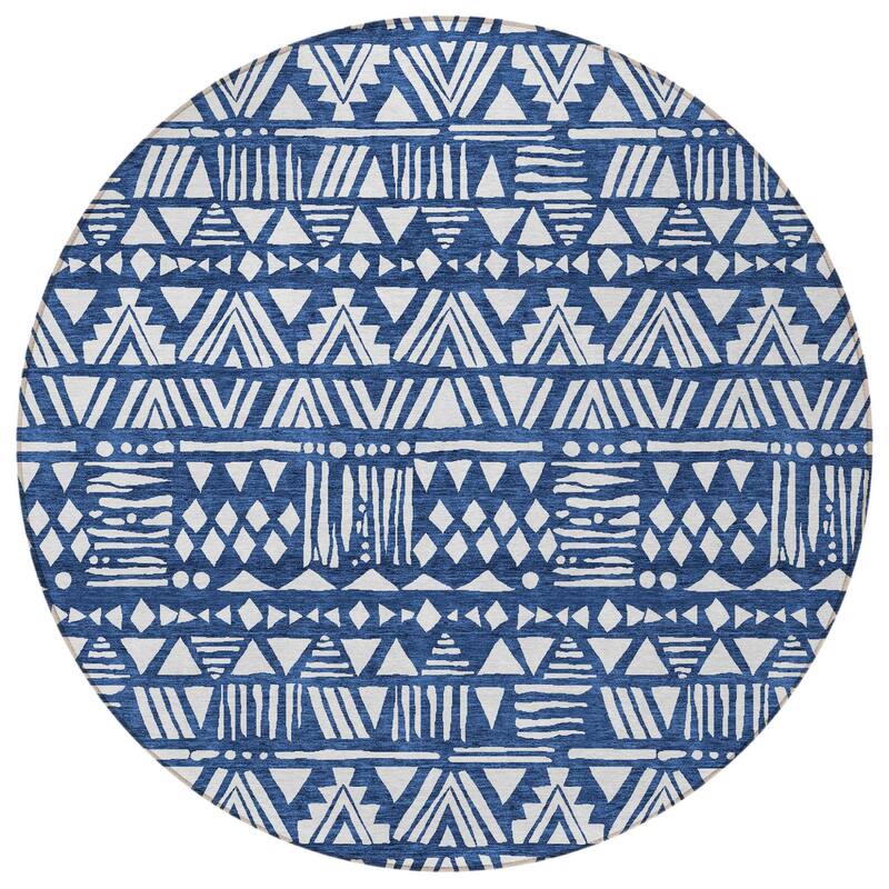 HomeRoots Southwestern Transitional Rectangle Outdoor Rug