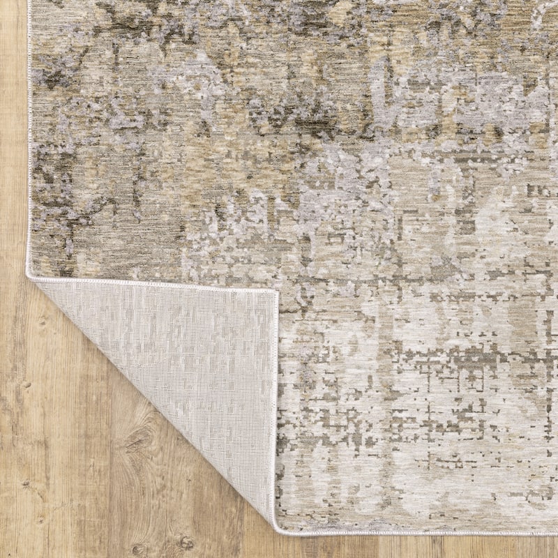 Style Haven Nelson Industrial Abstract Beige/ Grey Indoor Area Rug