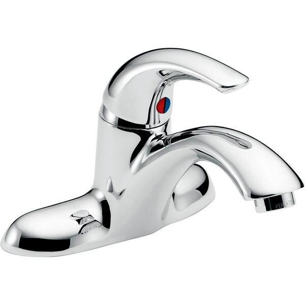 Shop Delta 22c101 Single Handle 1 5gpm Bathroom Faucet With Wrench Flat Chrome Overstock 16373448
