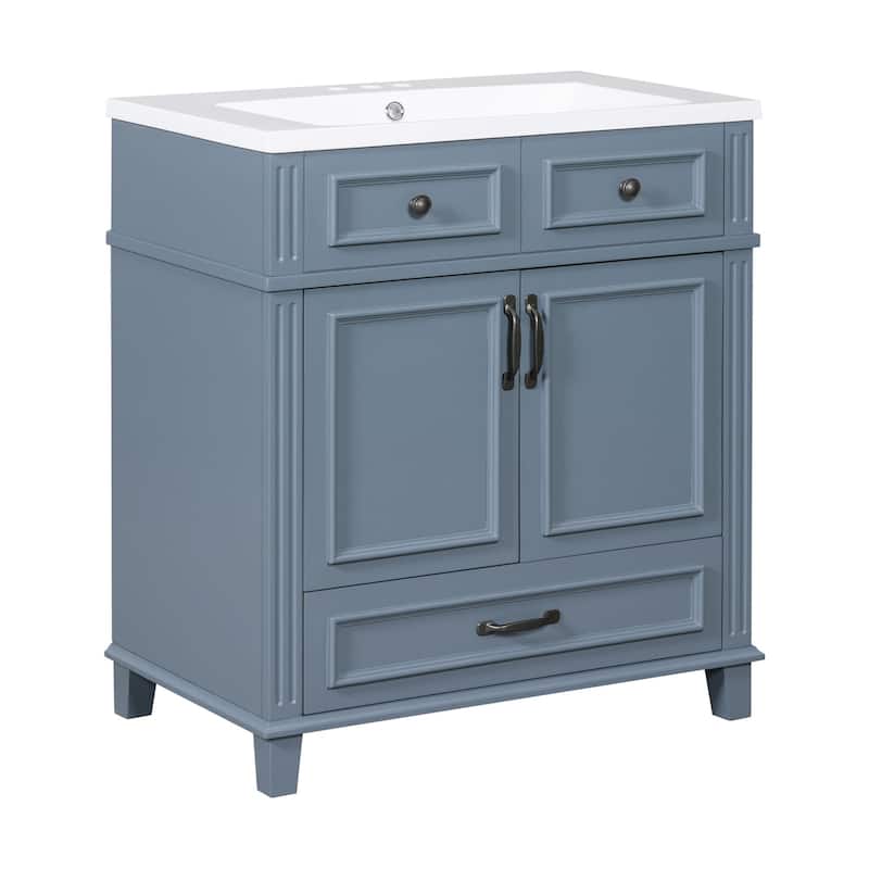 Bathroom Storage Cabinet with Soft Closing Doors