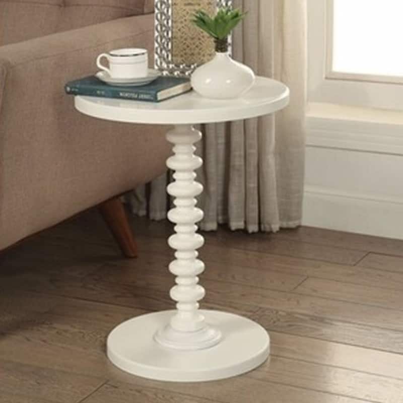 Astonishing Side Table With Round Top - 22 H x 17 W x 17 L Inches
