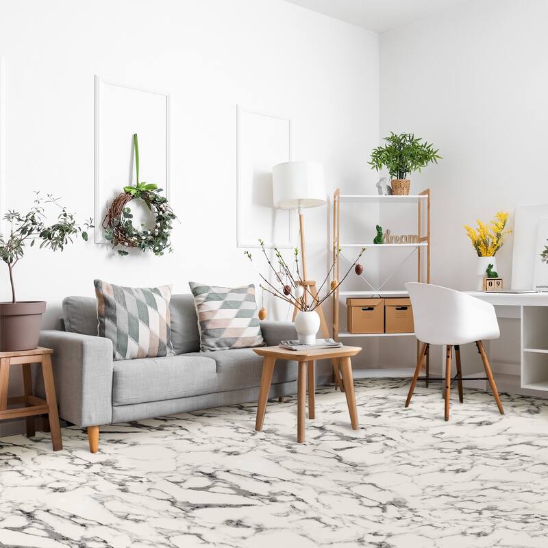 Sorbus 80 Sq. Ft. Wood Grain Floor Tiles Foam Mat EVA Interlocking Mats Tile 3/8-Inch Thick Flooring Wood Puzzle Exercise Mats