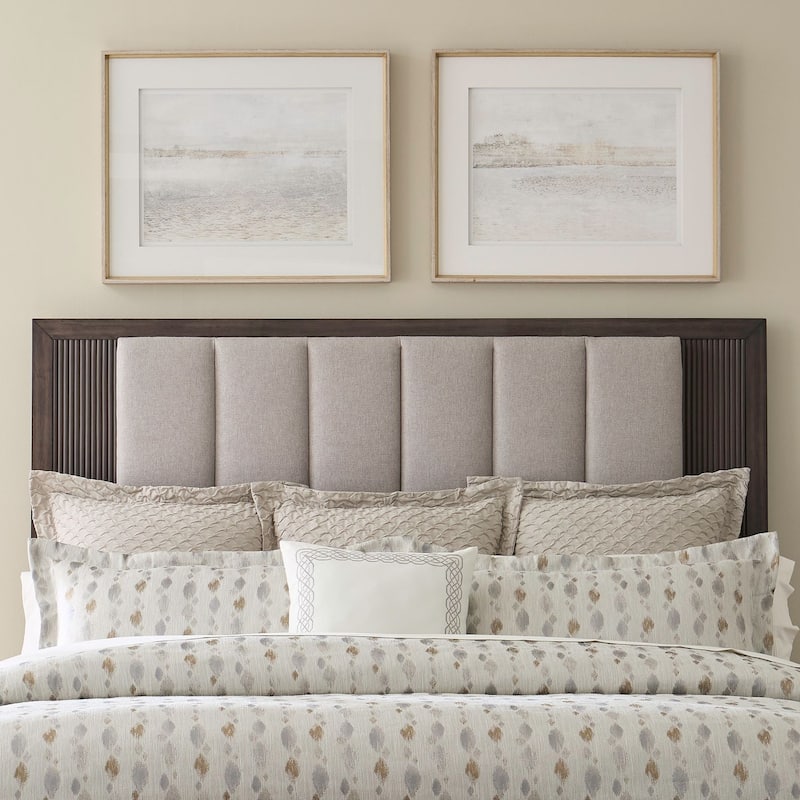 Liberty Furniture Modern Edge Uphultered Panel Bed Headboard - King or Queen - Queen