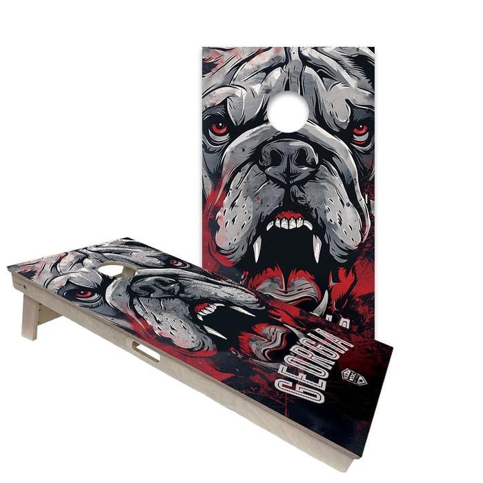 Georgia Bulldogs Regulation 2x4 Cornhole Board Set