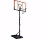 preview thumbnail 1 of 14, Adjustable Portable Basketball Hoop with Shatterproof Backboard Black + Orange