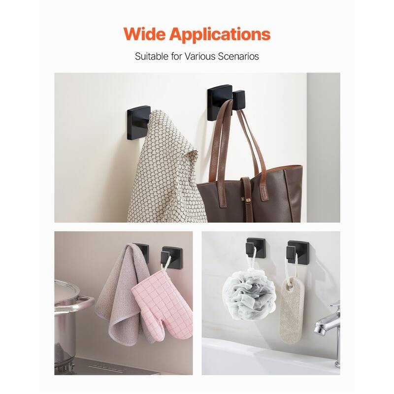 5 Piece Bathroom Hardware Set Brushed Stainless Steel Towel Bar Towel Rack Toilet Paper - 23.54 x 1.97 x 3.15 inch