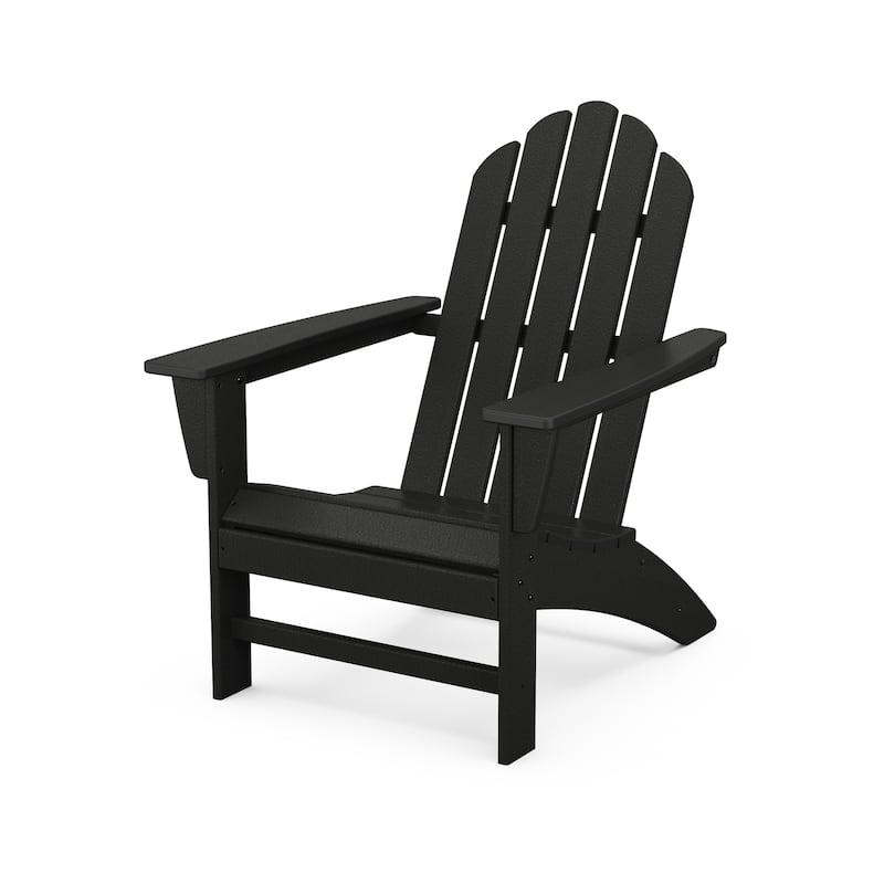 POLYWOOD Kahala Adirondack Chair - Black