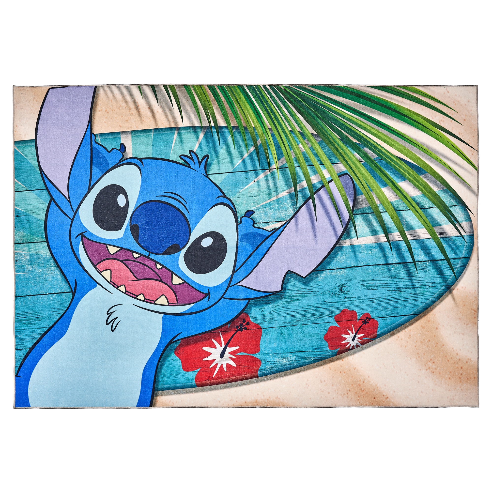 Licensed Disney Stitch Modern Hawaiian Character Printed Flannel
