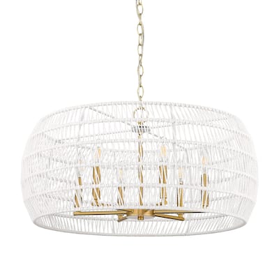 Ellie 27.13" Wide 6-Light Chandelier