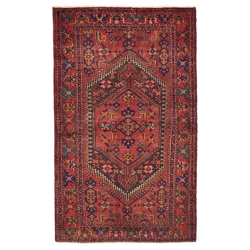 ECARPETGALLERY Hand-knotted Anadol Red Wool Rug - 4'5 x 7'5