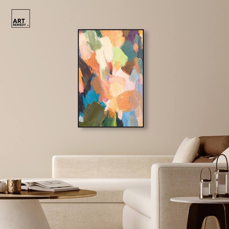 Chromatic Surge III Canvas by Art Remedy