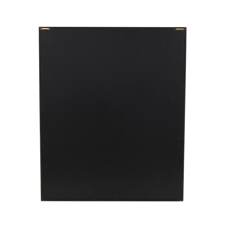 White or Cream Wood Geometric Wall Decor with Brown or Black Wood Frame