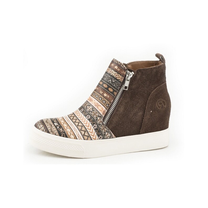 Shop Roper Casual Shoes Womens Rhonda Zip Brown Overstock 28006214