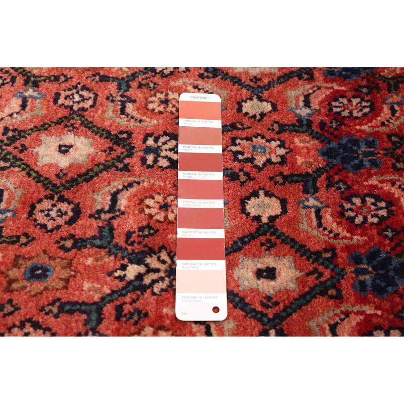 ECARPETGALLERY Hand-knotted Andelz Dark Copper Wool Rug - 3'2 x 11'4