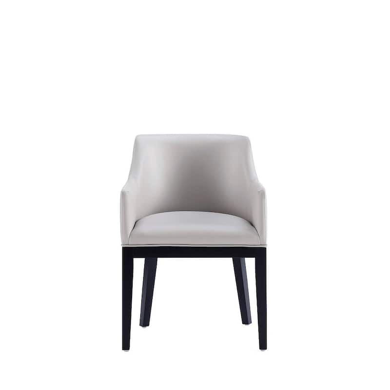 Manhattan Comfort Gansevoort Modern Faux Leather Dining Armchair