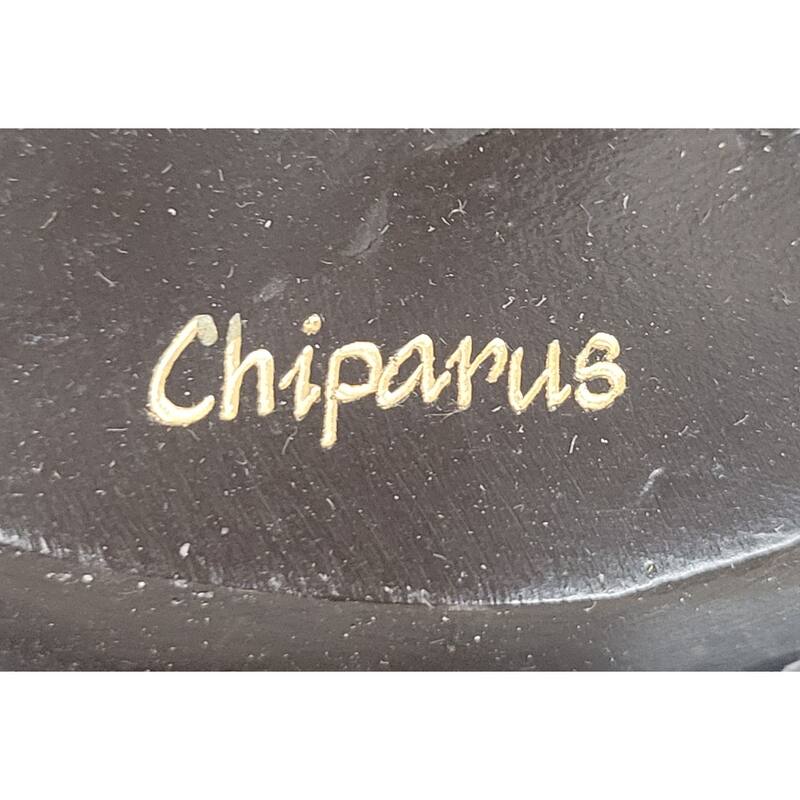 Chiparus Art Deco Dancer – Vibrant Patina Bronze Sculpture On Marble Base