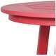 preview thumbnail 8 of 111, Polytrends Laguna Hdpe All Weather Outdoor Patio 35" Round Bar Table